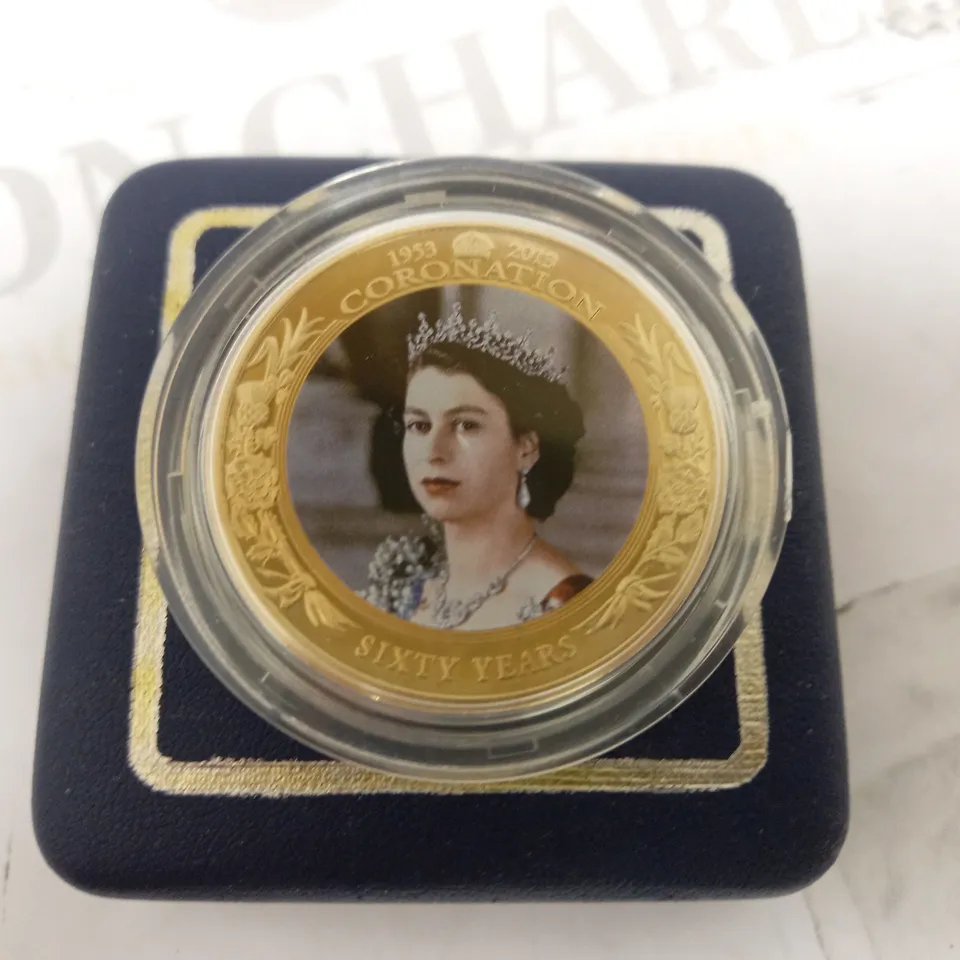 WESTMINSTER CORONATION JUBILEE 2013 PIEDFORT COIN
