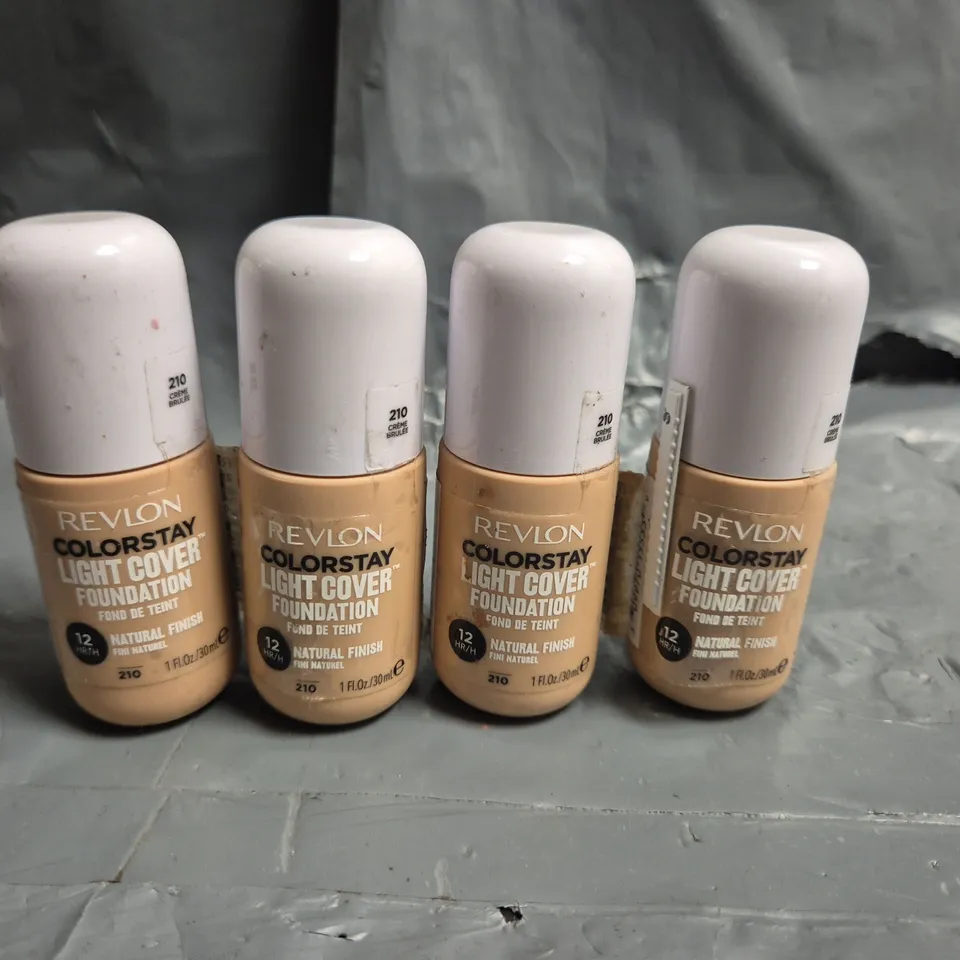 LOT OF APPROXIMATELY 48 REVLON COLOURSTAY LIGHT COVER 30ML FOUNDATIONS - 150 BUFF