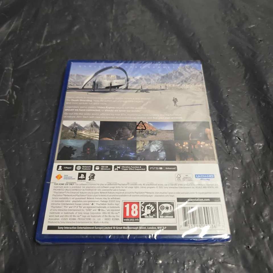 DEATH STRANDING 2: ON THE BEACH (PS5) – PHYSICAL PS5 GAME CASE