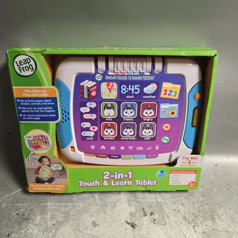 LEAP FROG 2-IN-1 TOUCH AND LEARN TABLET