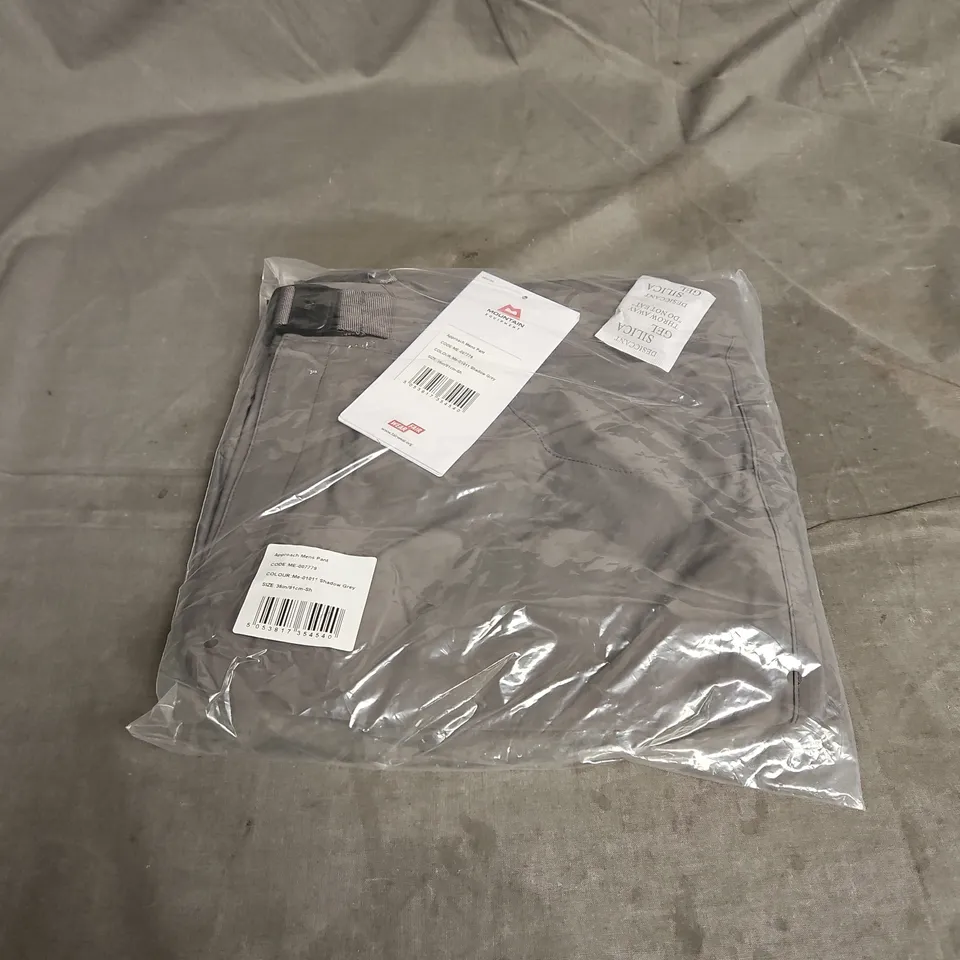 MOUNTAINE EQUIPMENT APPROACH MENS PANT IN SHADOW GREY SIZE 36"