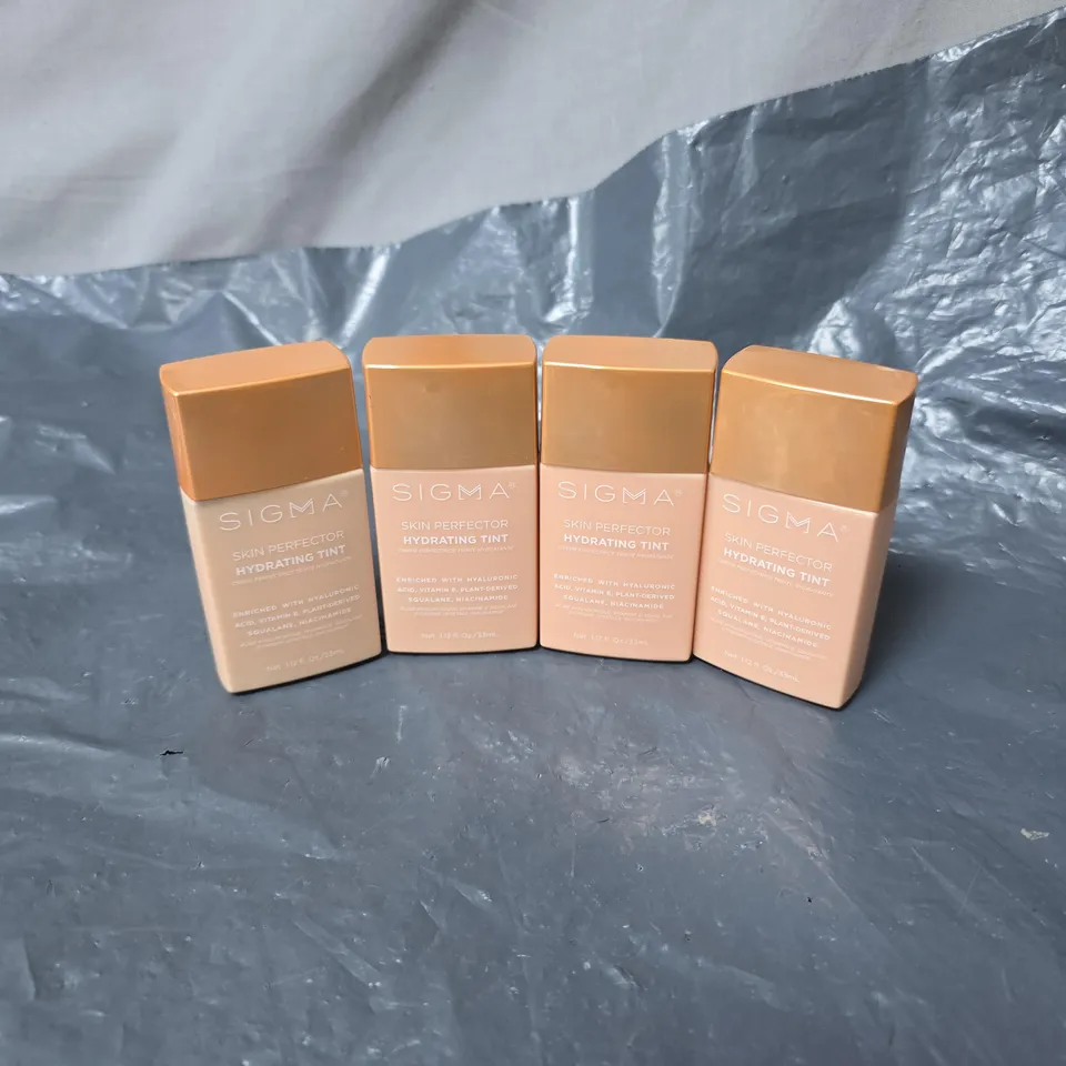 4 X SIGMA SKIN PROTECTOR HYDRATING TINT 33ML UNBOXED