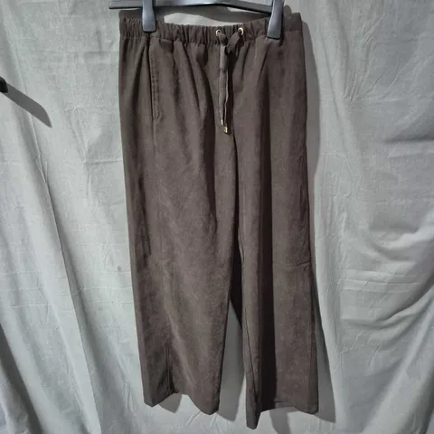 ZARA MEN’S BROWN DRAWSTRING TROUSERS – UK 30 (US L)