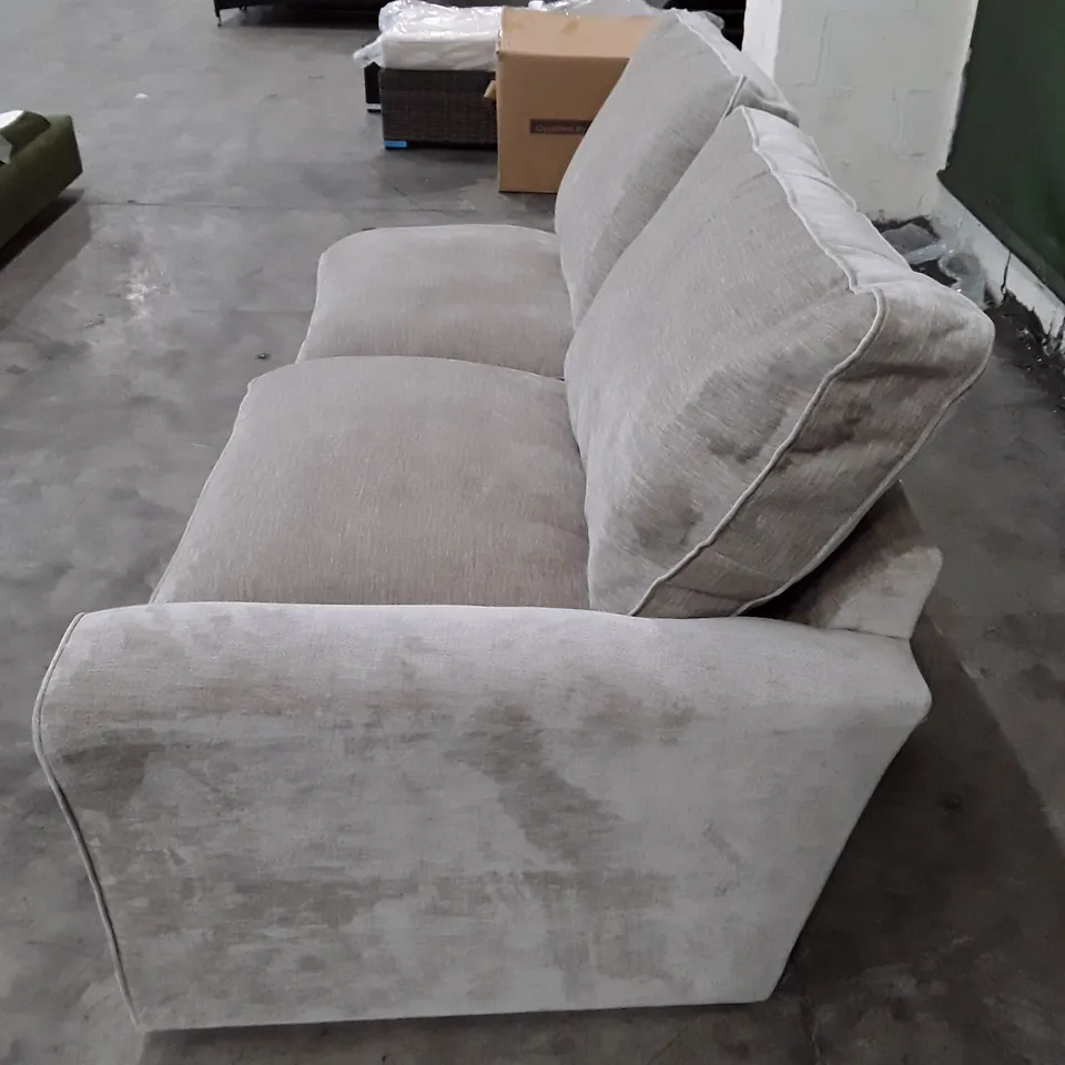 QUALITY DESIGNER SOFA LHF SECTION - NATURAL FABRIC