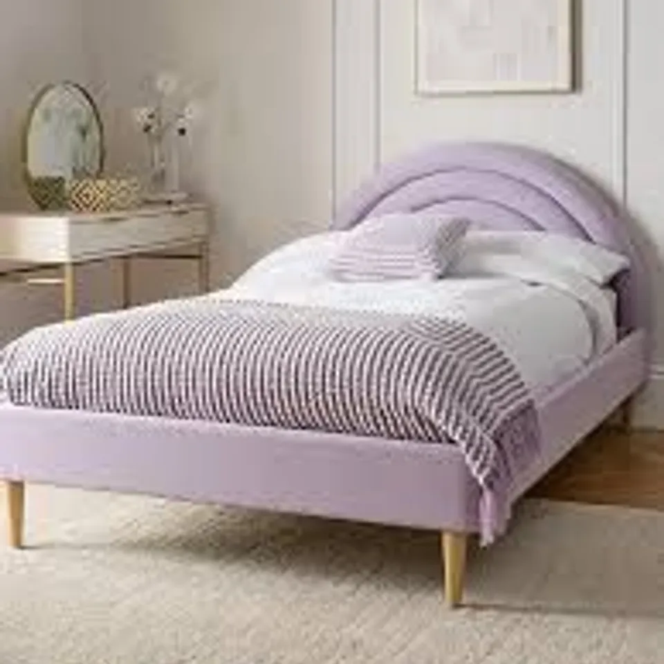 BOXED RAINBOW SMALL DOUBLE BED - LILAC (2 BOXES)
