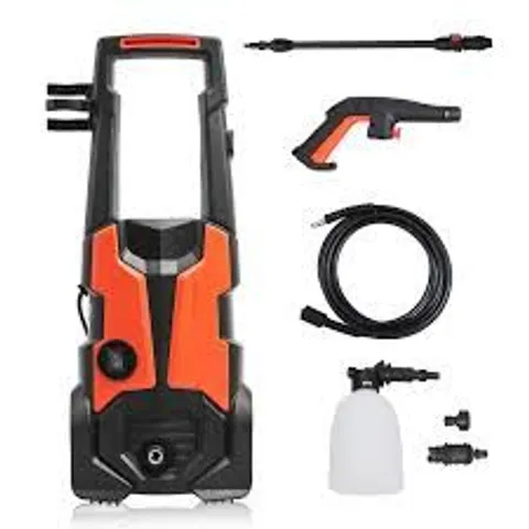 BOXED JET WASHER WITH ATTACH ETS IN ORANGE