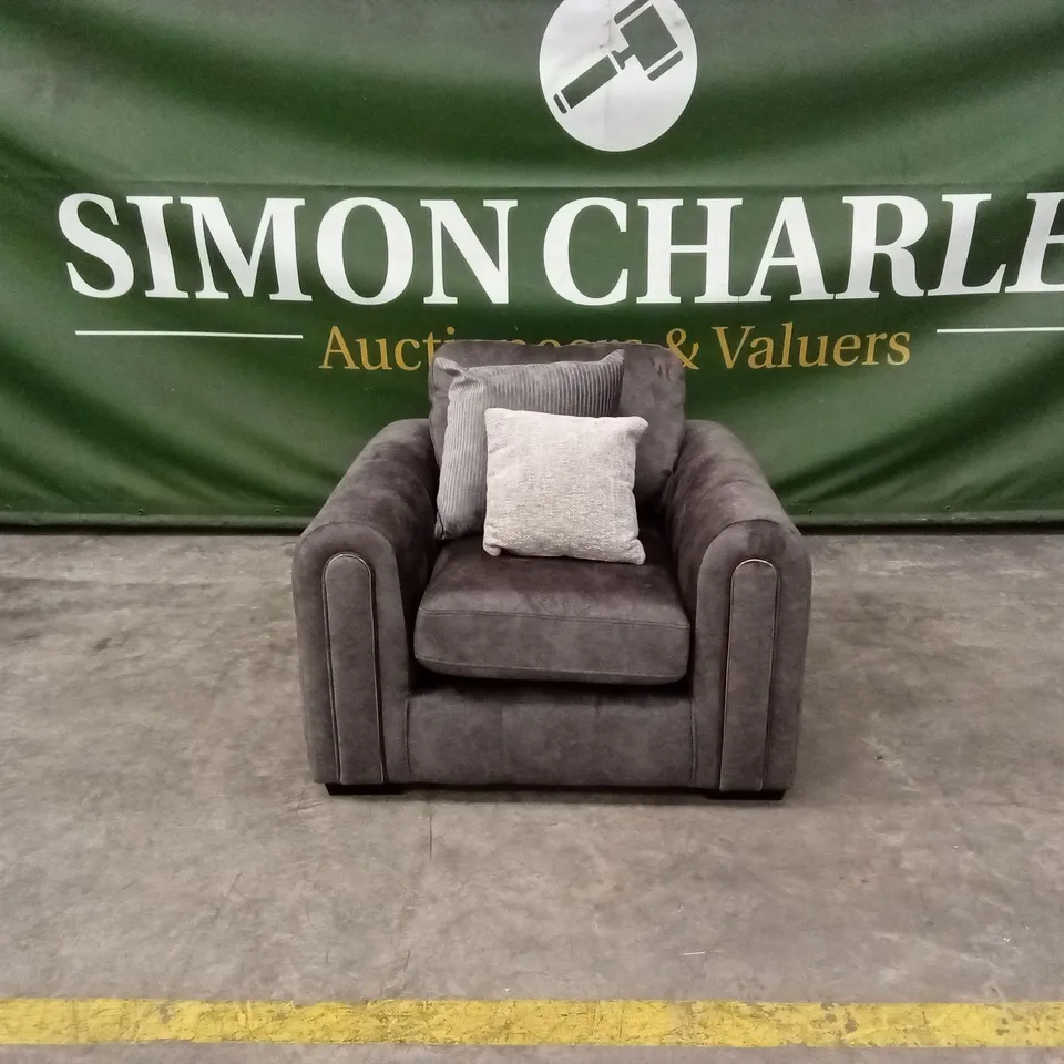 AMARA ARMCHAIR - CHARCOAL RRP £749