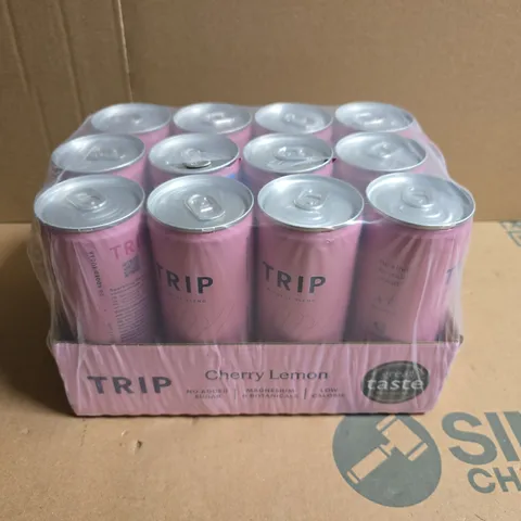 TRIP CHERRY LEMON ENERGY DRINK – 12-PACK