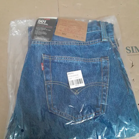 LEVI 501 ORIGINAL JEANS SIZE 30 X 30