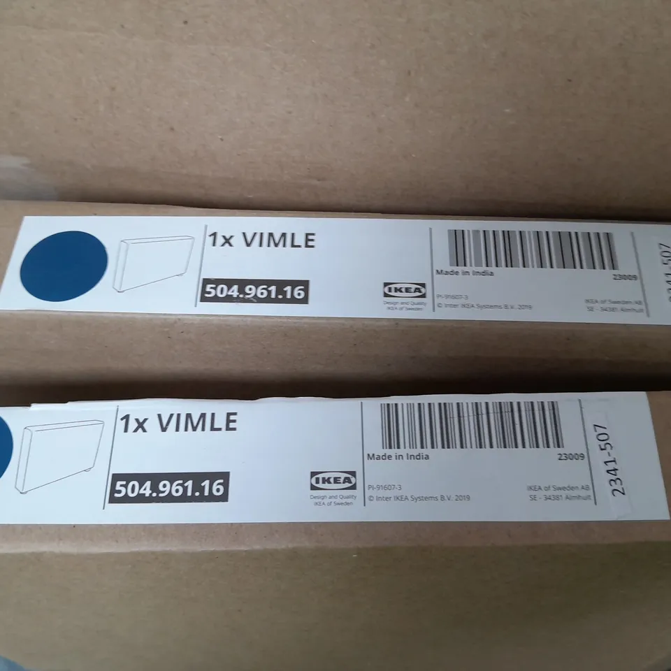 LOT OF 4 ASSORTED IKEA VIMLE SOFA COVERS - BLUE & BLACK