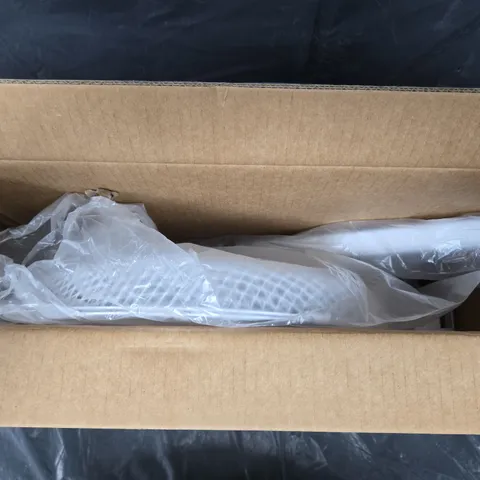 BOXED WOODPECKER PEDESTAL FAN IN WHITE