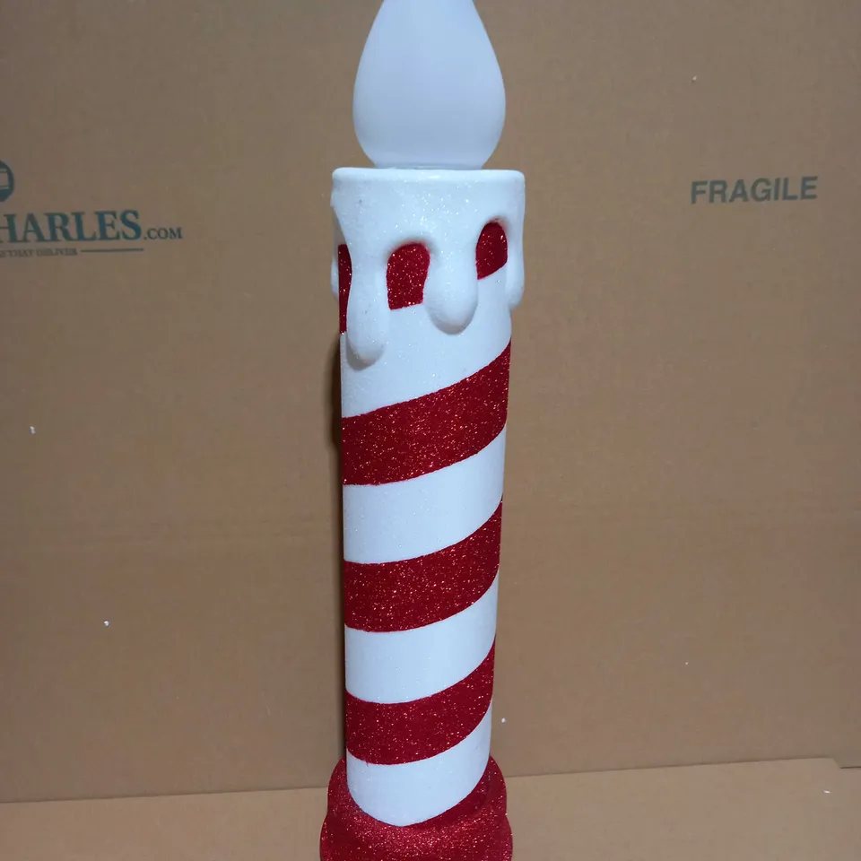MR CHRISTMAS INDOOR/OUTDOOR 24" LIGHT UP CANDLE