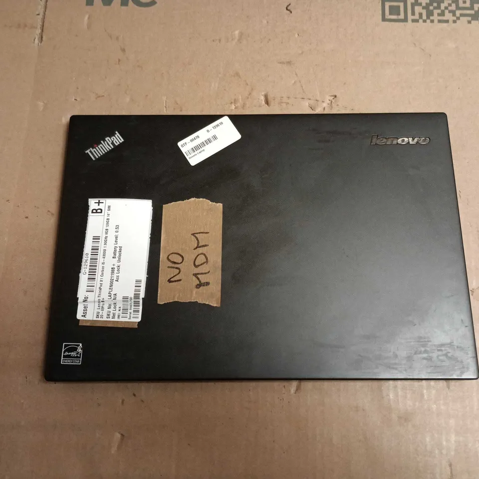 UNBOXED LENOVO THINKPAD X1 CARBON LAPTOP – BLACK