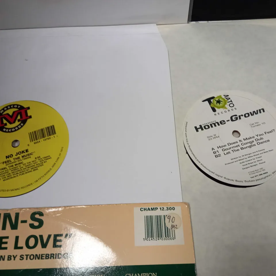 LOT OF 12 ASSORTED VINYLS TO INCLUDE INFRA-RED, KEISHA JENKINS AND BLACK BISHOP