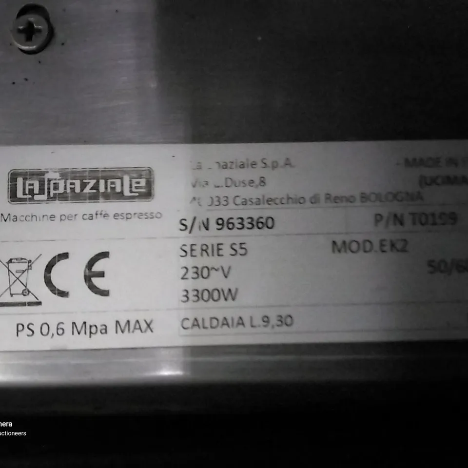 LA SPAZIALE S5 TRADITIONAL COFFEE MACHINE