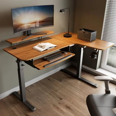 BOXED JENAY 155CM HEIGHT ADJUSTABLE DESK