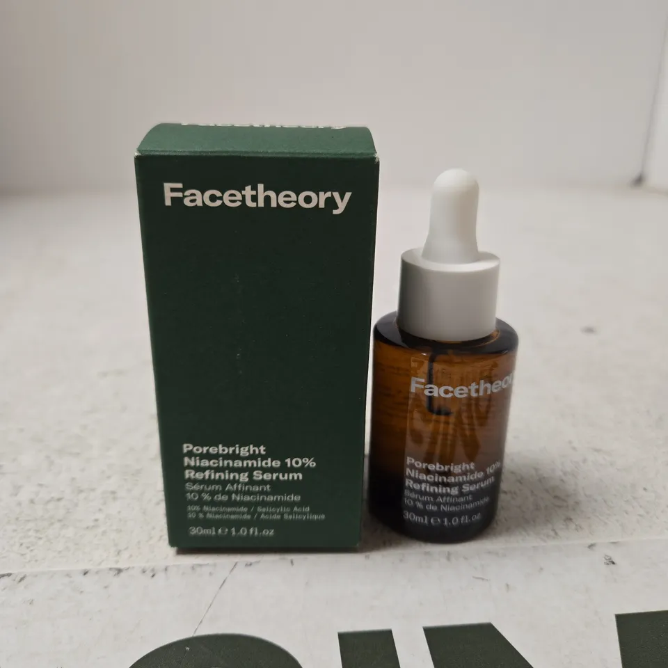 FACETHEORY POREBRIGHT NIACINAMIDE 10% REFINING SERUM – 30ML