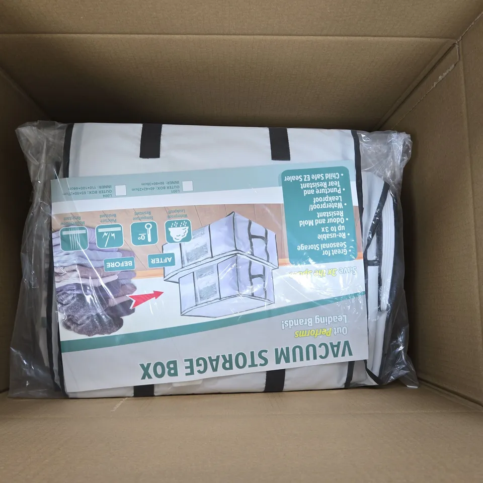 LARGE BOX OF APPROX 8 VACUUM STORAGE BOX – 2-PACK