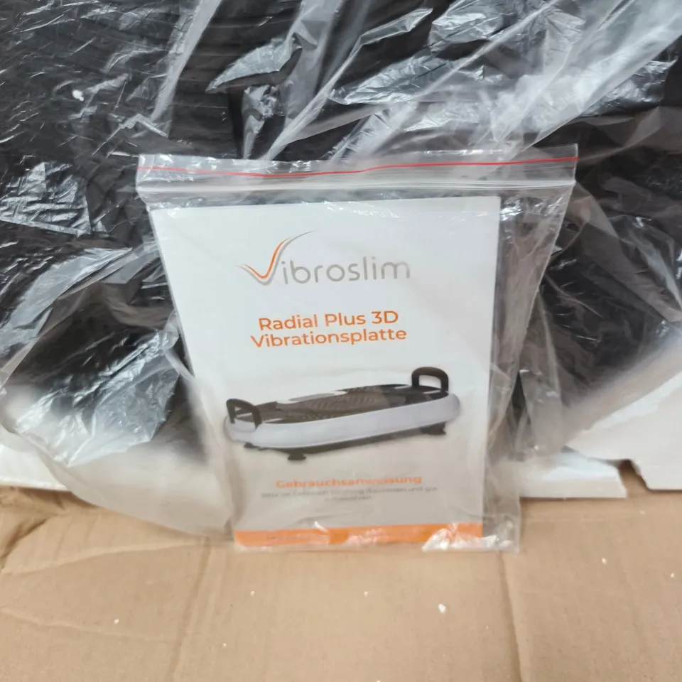 VIBROSLIM RADIAL PLUS 3D VIBRATIONSPLATTE – VIBRATION PLATE, BOXED