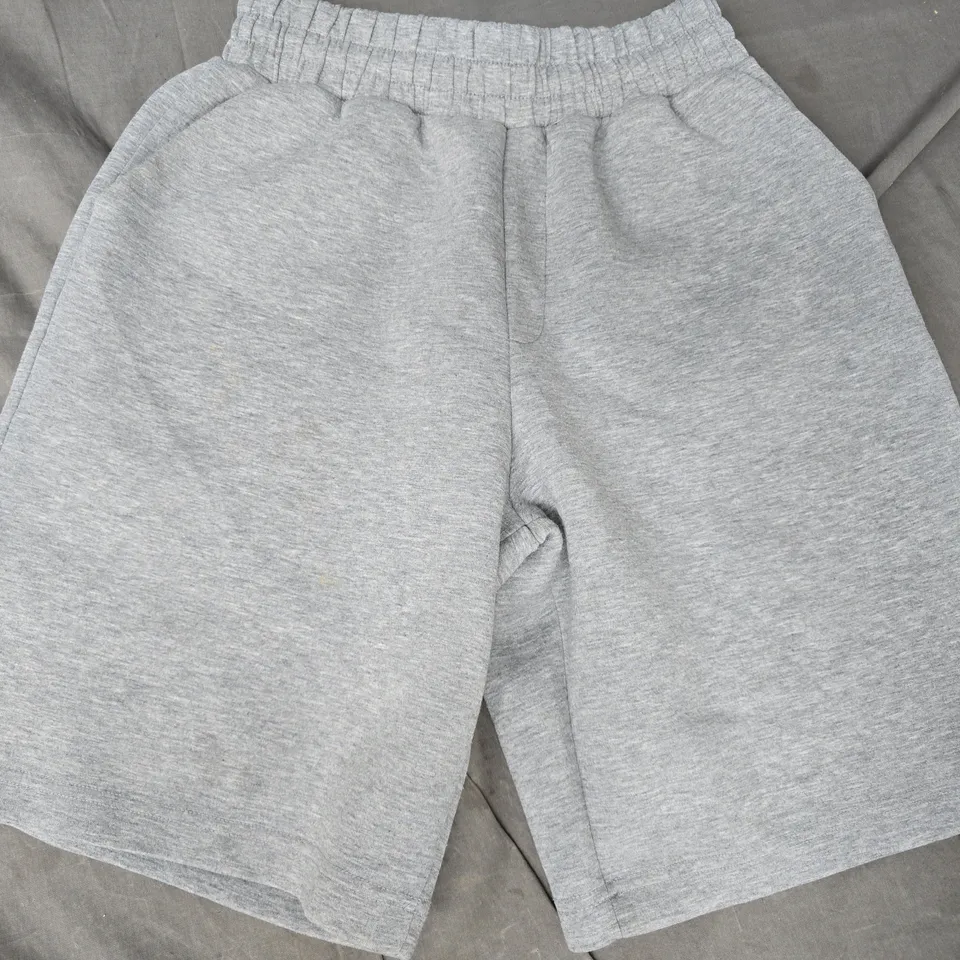 BERSHKA JOGGER SHORTS IN GREY SIZE SMALL