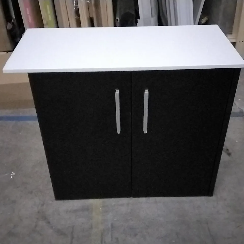 SMALL VANITY CARCASS BLACK/WHITE FINISH 