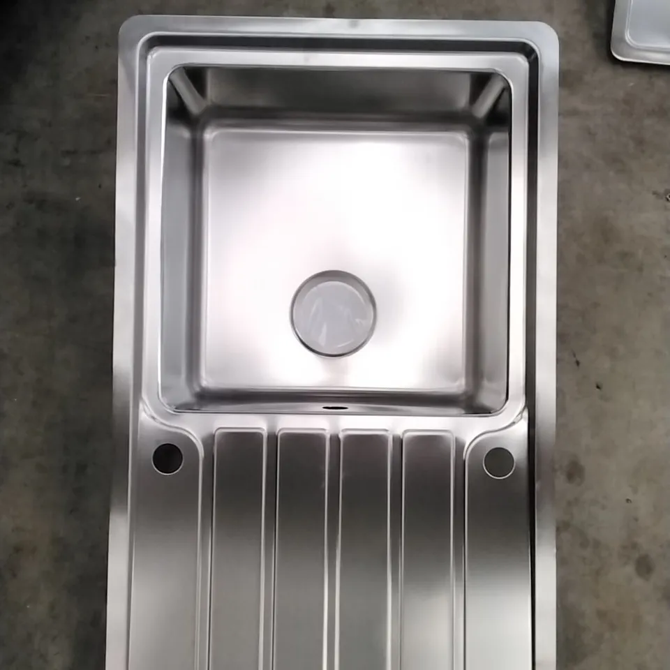 APOLLONIA STAINLESS STEEL 1 BOWL 1 DRAINER SINK