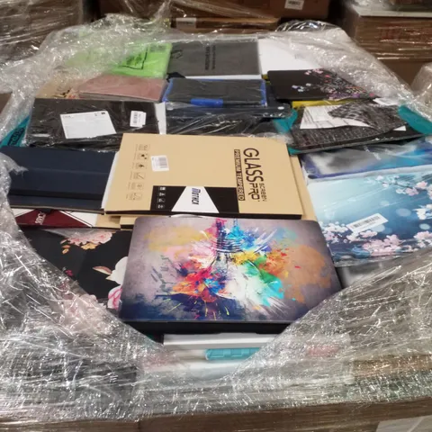 PALLET CONTAINING LARGE QUANTITY OF ASSORTED TABLET CASES