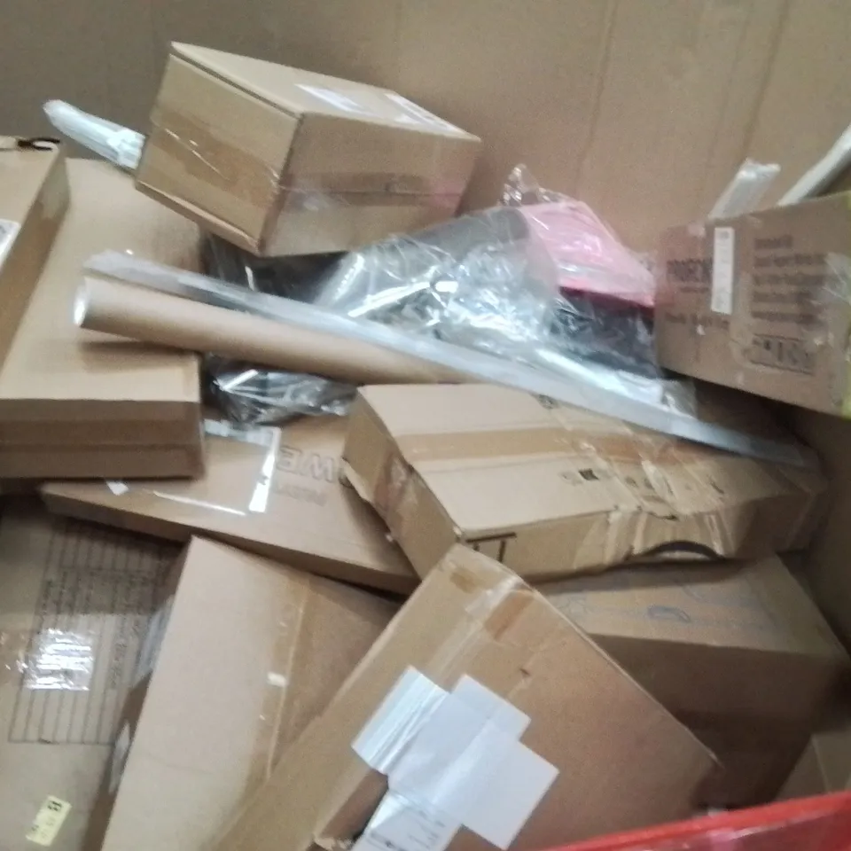 PALLET OF ASSORTED HOUSEHOLD GOODS AND PRODUCTS TO INCLUDE;HEAT PRESS BUNDLE,LADDER EXTENDER,PLANT CANDY 