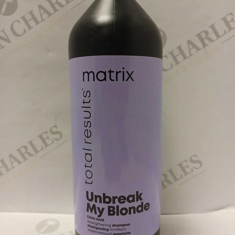 MATRIX TOTAL RESULTS UNBREAK MY BLONDE STRENGTHENING SHAMPOO 1 LITRE 