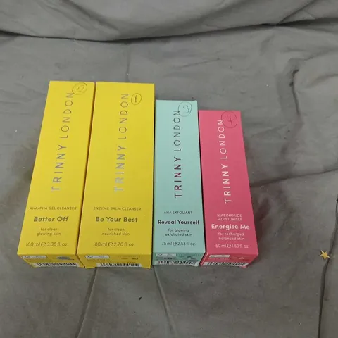 FOUR ASSORTED TRINNY LONDON COSMETICS PRODUCTS