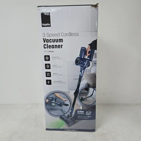 KEPLIN 3-SPEED CORDLESS VACUUM CLEANER β BOXED