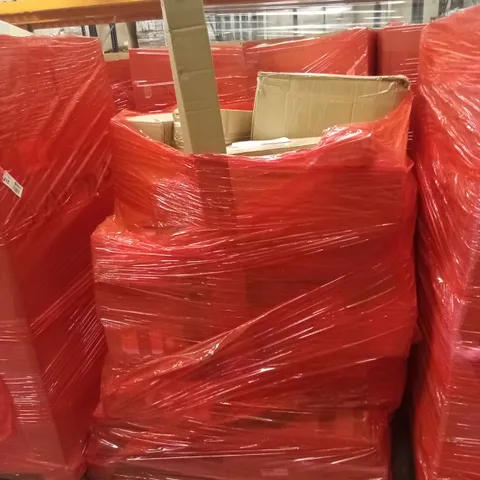PALLET OF ASSORTED HOUSEHOLD GOODS AND PRODUCTS TO INCLUDE; BOXED FURNITURE ETC