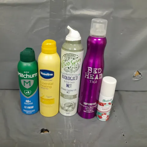 APPROXIMATELY 10 ASSORTED AEROSOLS TO INCLUDE - VASELINE, DEODRANT AND VOLUME SPRAY