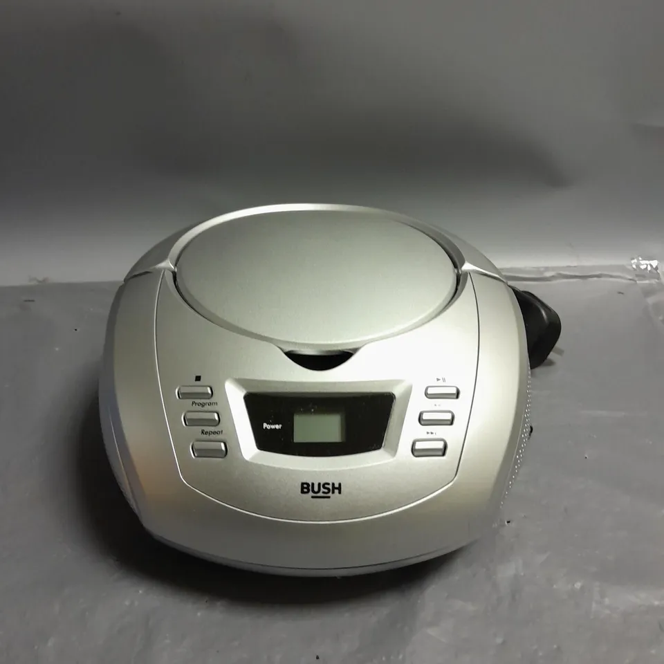BUSH BOOMBOX WITH FM RADIO AND CD PLAYER