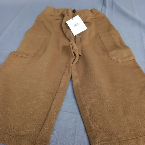 WHISTLES KIDS BILLY POCKET TROUSERS IN BROWN - UK 4/5 YEARS