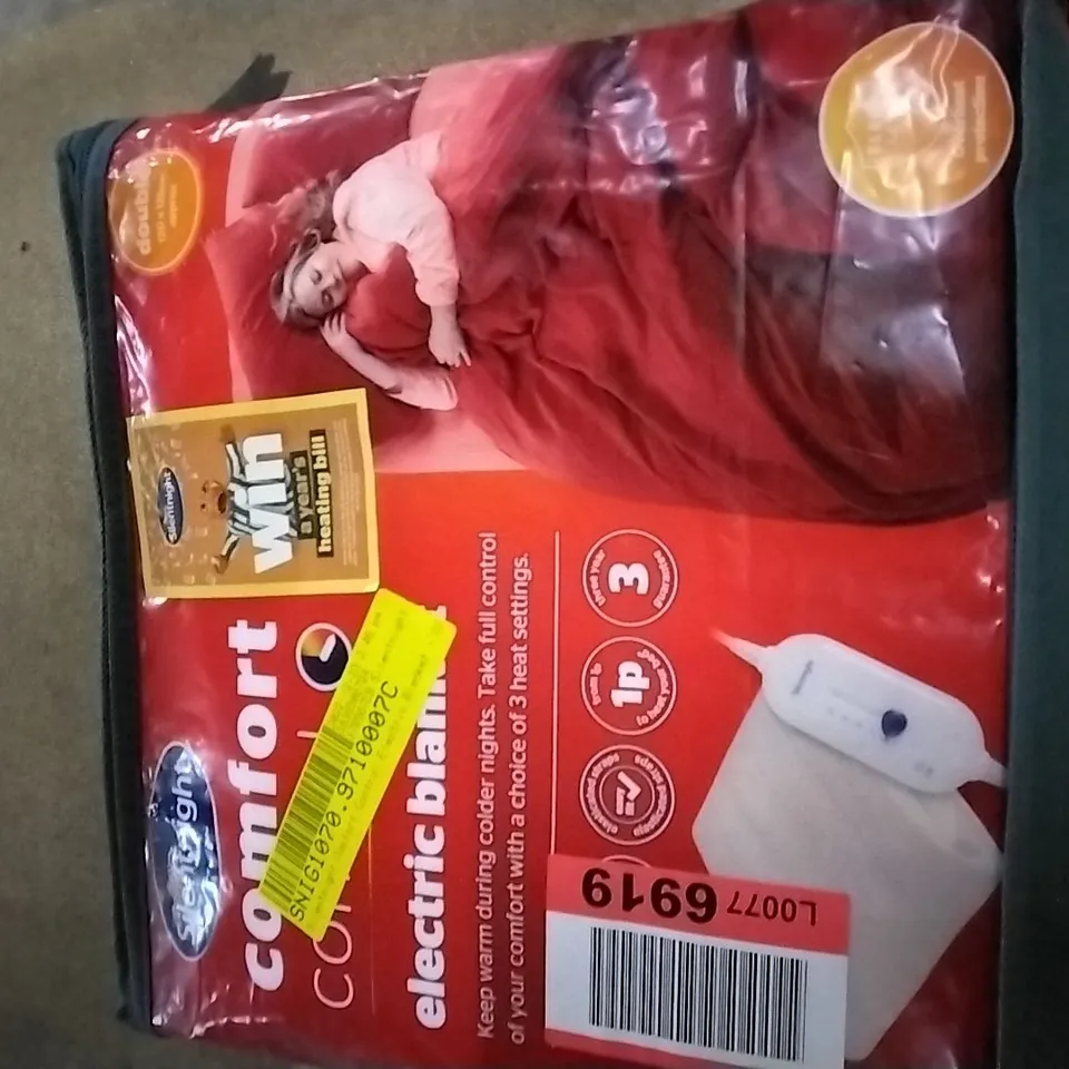BAGGED SILENTNIGHT COMFORT CONTROL ELECTRIC BLANKET