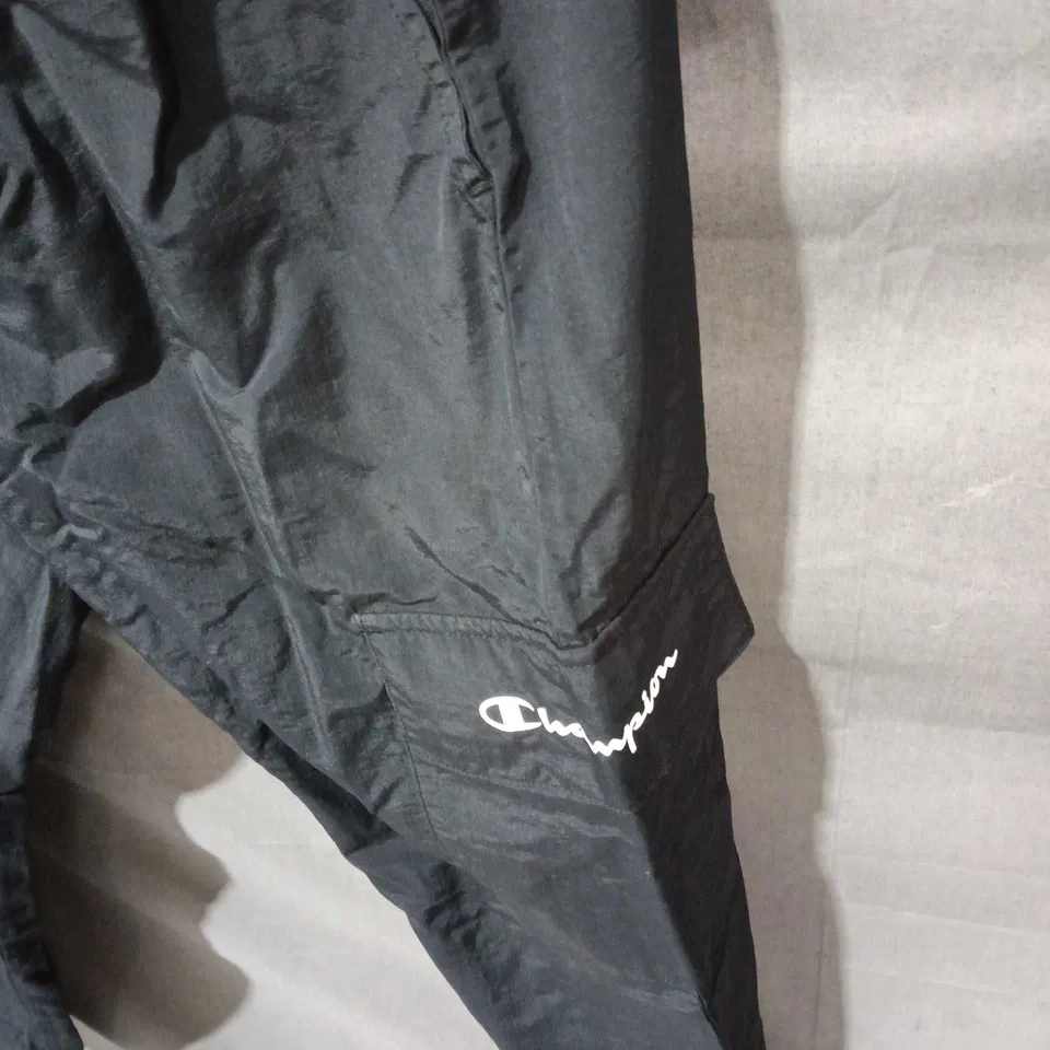 CHAMPION BLACK JOGGERS – SIZE SMALL 