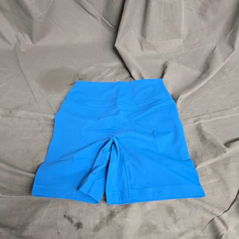 GYMSHARK X WHITNEY SIMMONS SHORTS IN BLUE SIZE S