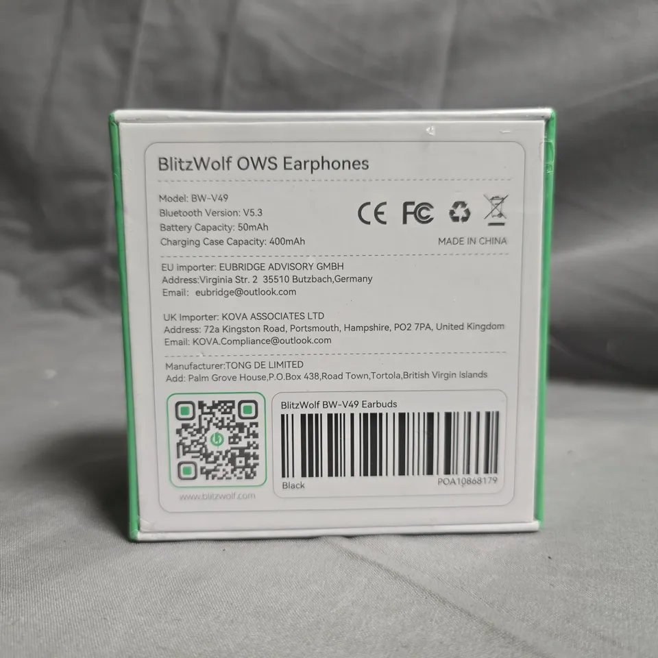 SEALED BLITZWOLF BW-V49 EARPHONES
