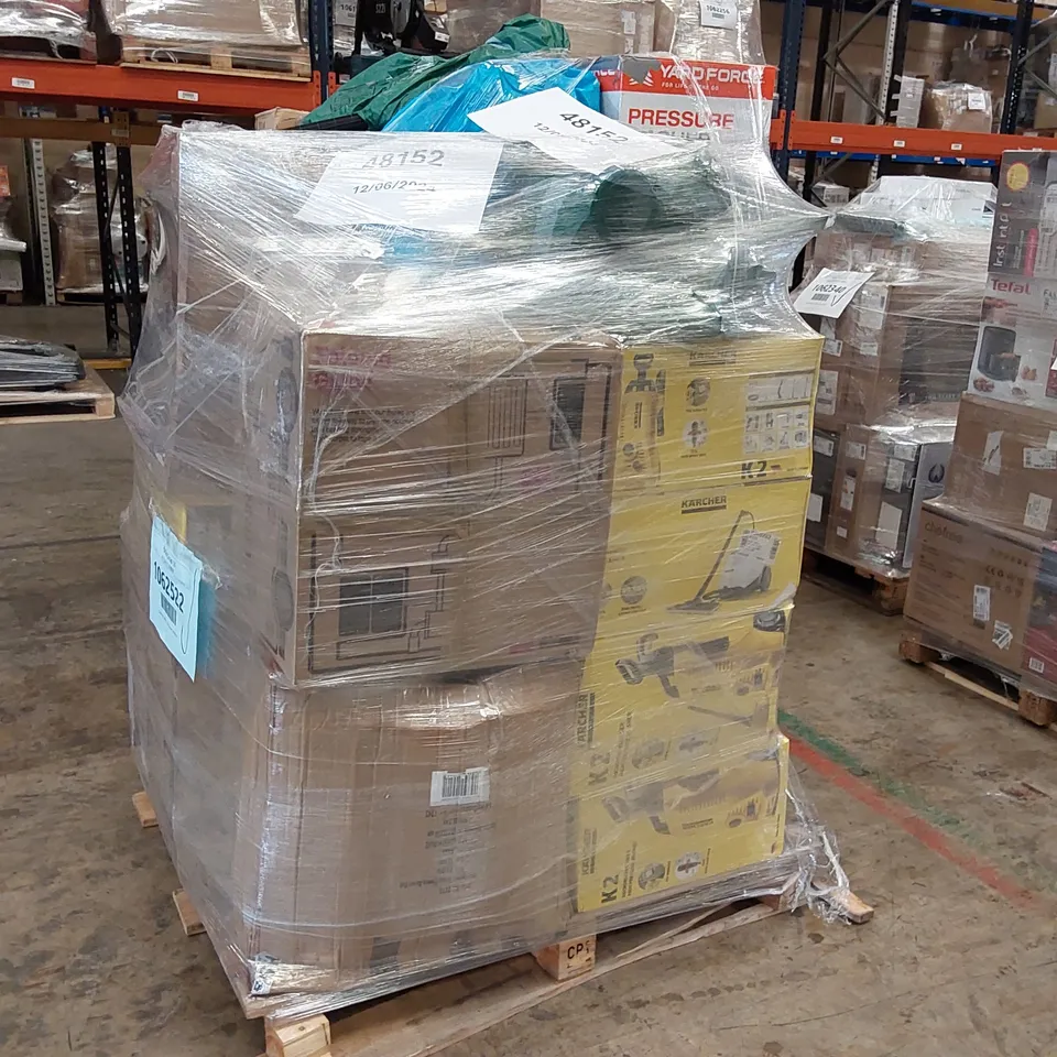 PALLET OF APPROXIMATELY 23 UNPROCESSED RAW RETURN HOUSEHOLD AND ELECTRICAL GOODS TO INCLUDE;