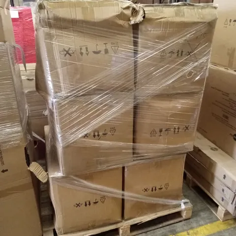 PALLET OF ASSORTED INCOMPLETE RATTAN OUTDOOR FURNITURE SETS, PARTS ONLY