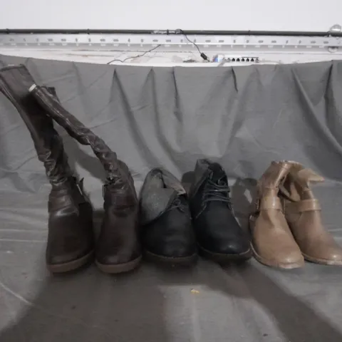 APPROXIMATELY 10 PAIRS OF ASSORTED WOMEN SHOES IN VARIOUS STYLES AND SIZES