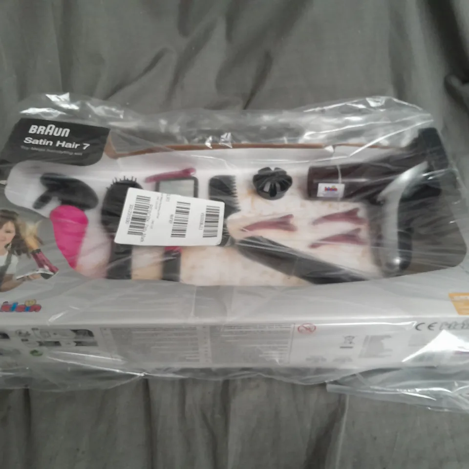 BOXED BRAUN MEGA HAIRSTYLING TOY GIFT SET RRP £34.99