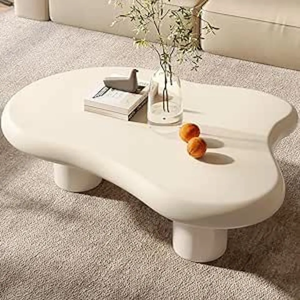 BOXED GUYII CLOUD-SHAPED COFFEE TABLE - WHITE (1 BOX)