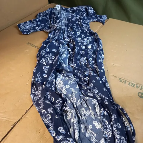 ROUJE PARIS FLORAL WRAP DRESS - SIZE 38