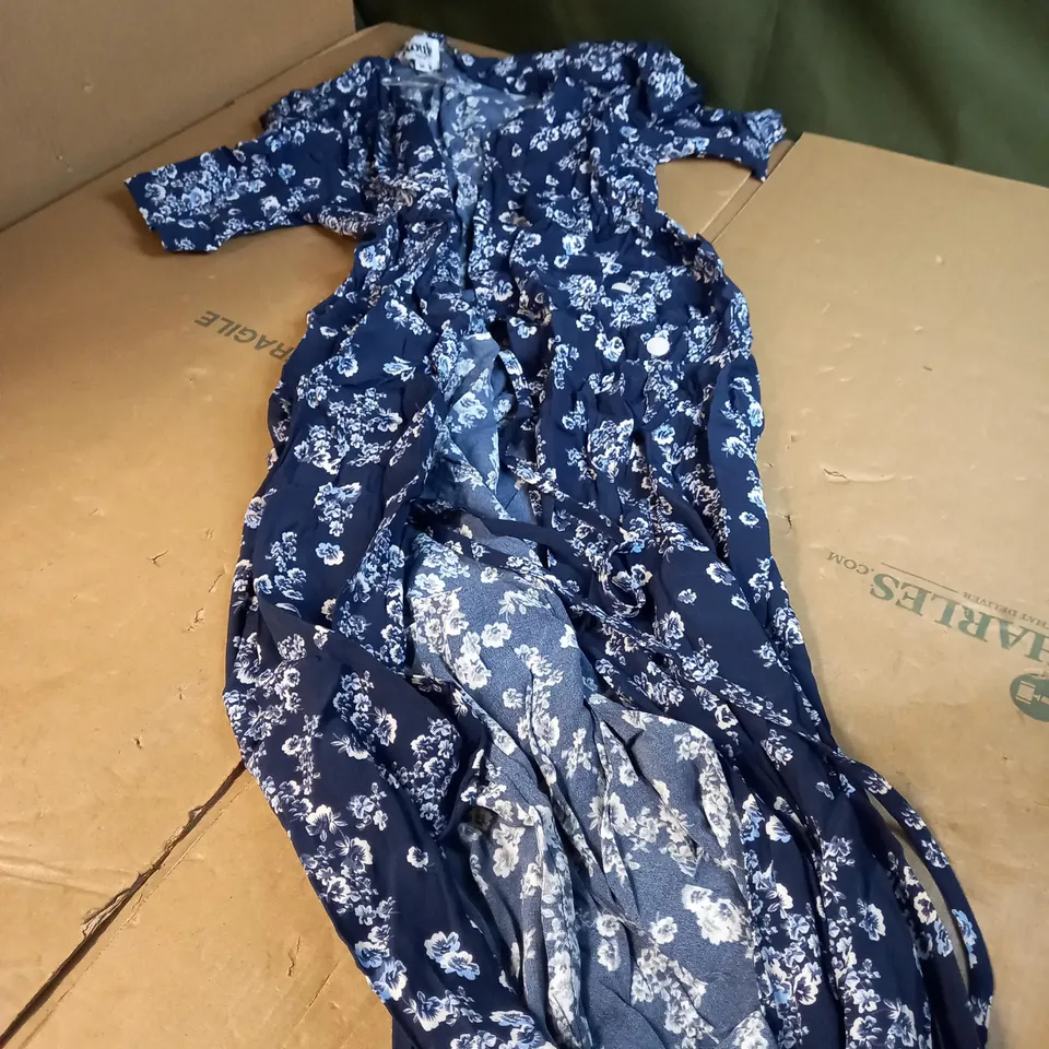 ROUJE PARIS FLORAL WRAP DRESS - SIZE 38