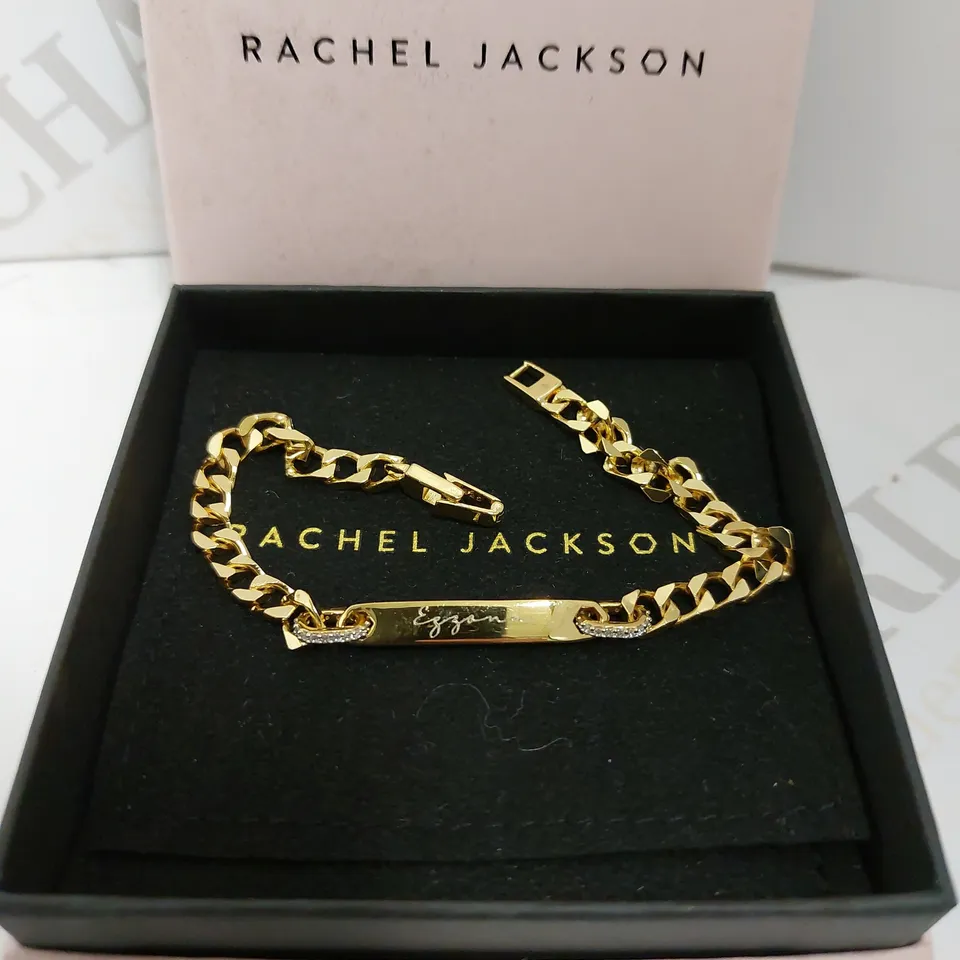 BOXED RACHEL JACKSON PERSONALISED ID BRACELET