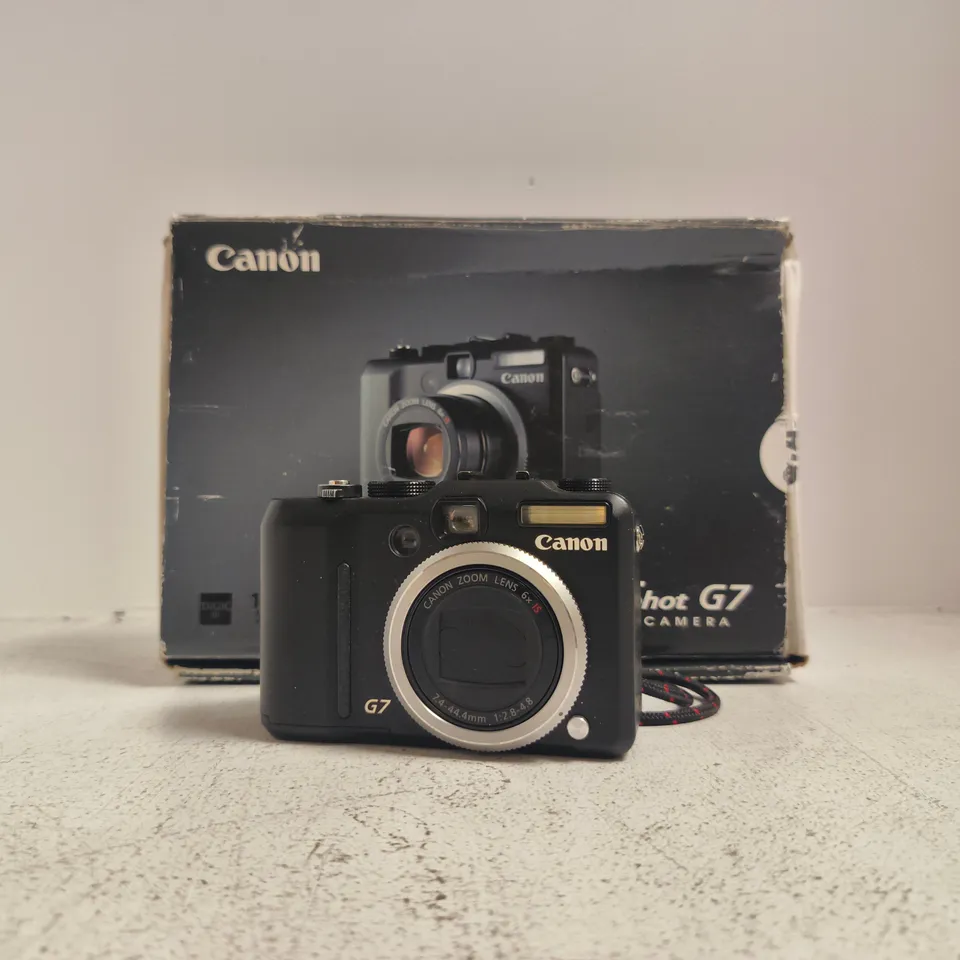 CANON G7 DIGITAL CAMERA (VERIFY MODEL)