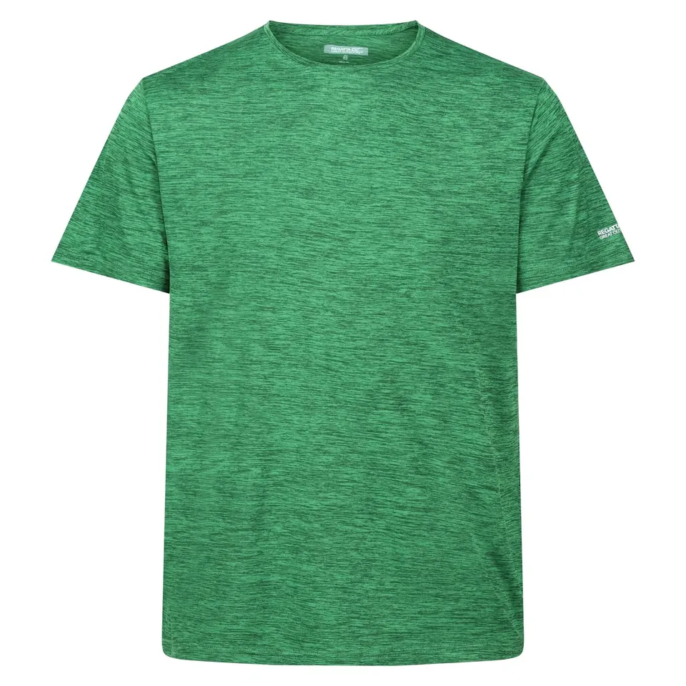 REGATTA MEN'S FINGAL EDITION MARL T-SHIRT FIELD GREEN SIZE S