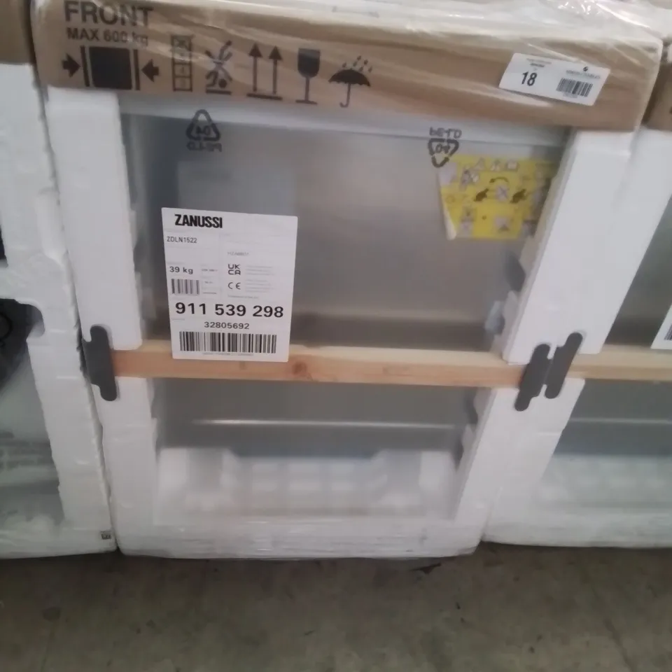 ZANUSSI SERIES 20 AIRDRY FULLY INTEGRATED DISHWASHER WITH AIRDRY TECHNOLOGY ZDLN1522 13 SETTINGS, 5 PROGRAMMES, 60CM, QUICK WASH, RINSE & HOLD, WHITE [ENERGY CLASS E] RRP £417